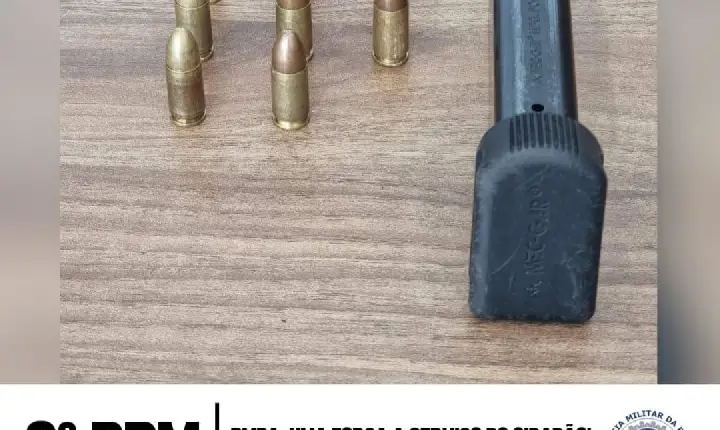 8° BPM APREENDE MATERIAL BÉLICO, EM PORTO SEGURO