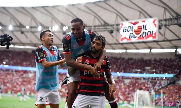 Gabigol brilha, Flamengo bate Galo e encaminha penta da Copa do Brasil