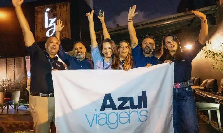 Grande presença de agentes de viagens de Goiânia marca o aero show da Azul na campanha Porto Seguro Para o Mundo
