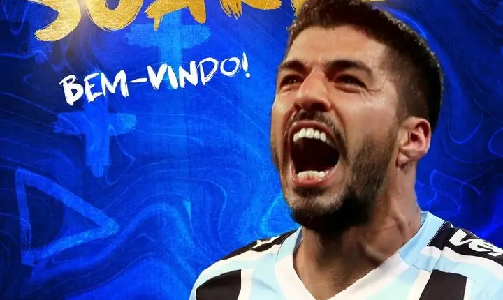 Grêmio anuncia contratação de Luís Suárez