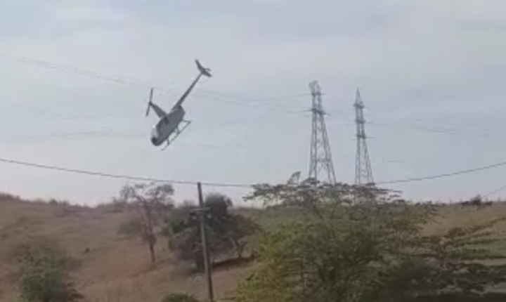 Helicóptero que levava deputado federal cai em Minas Gerais