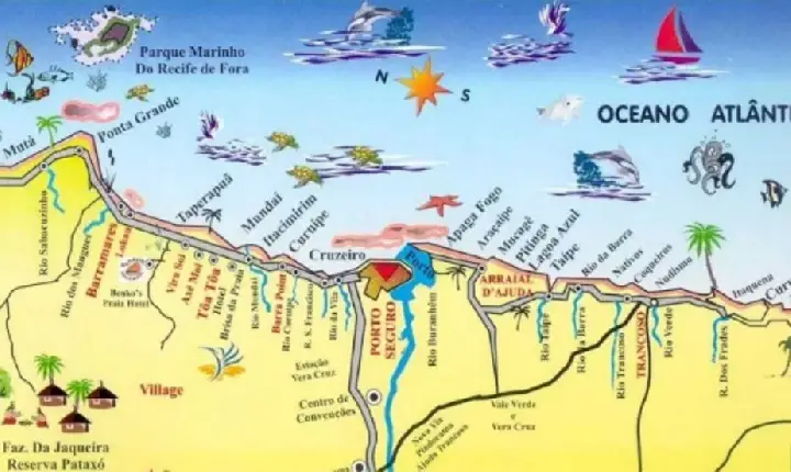 Mudança no Leito do Rio dos Mangues em Porto Seguro. Parece que aqui pode!