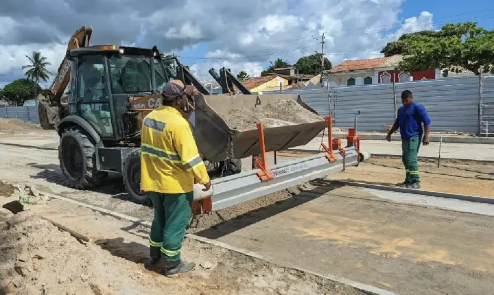 Obras da Passarela continuam aceleradas