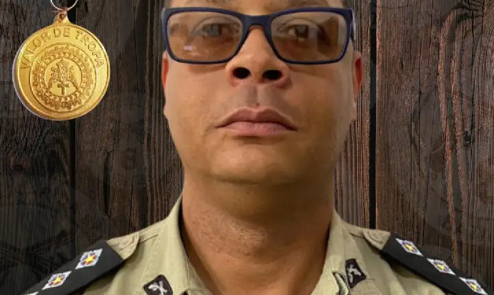 OFICIAL DO 8° BPM É AGRACIADO COM MEDALHA AO MÉRITO