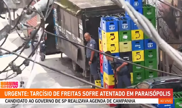 Polícia investiga tiros em Paraisópolis durante visita de Tarcísio de Freitas