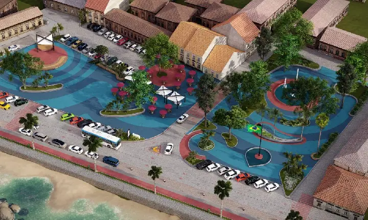 PORTO SEGURO: Prefeitura inicia revitalização de praças no final da Passarela
