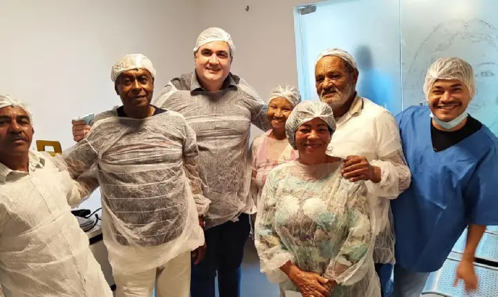 Segunda etapa do mutirão de catarata consolida cuidado com a saúde ocular em Porto Seguro