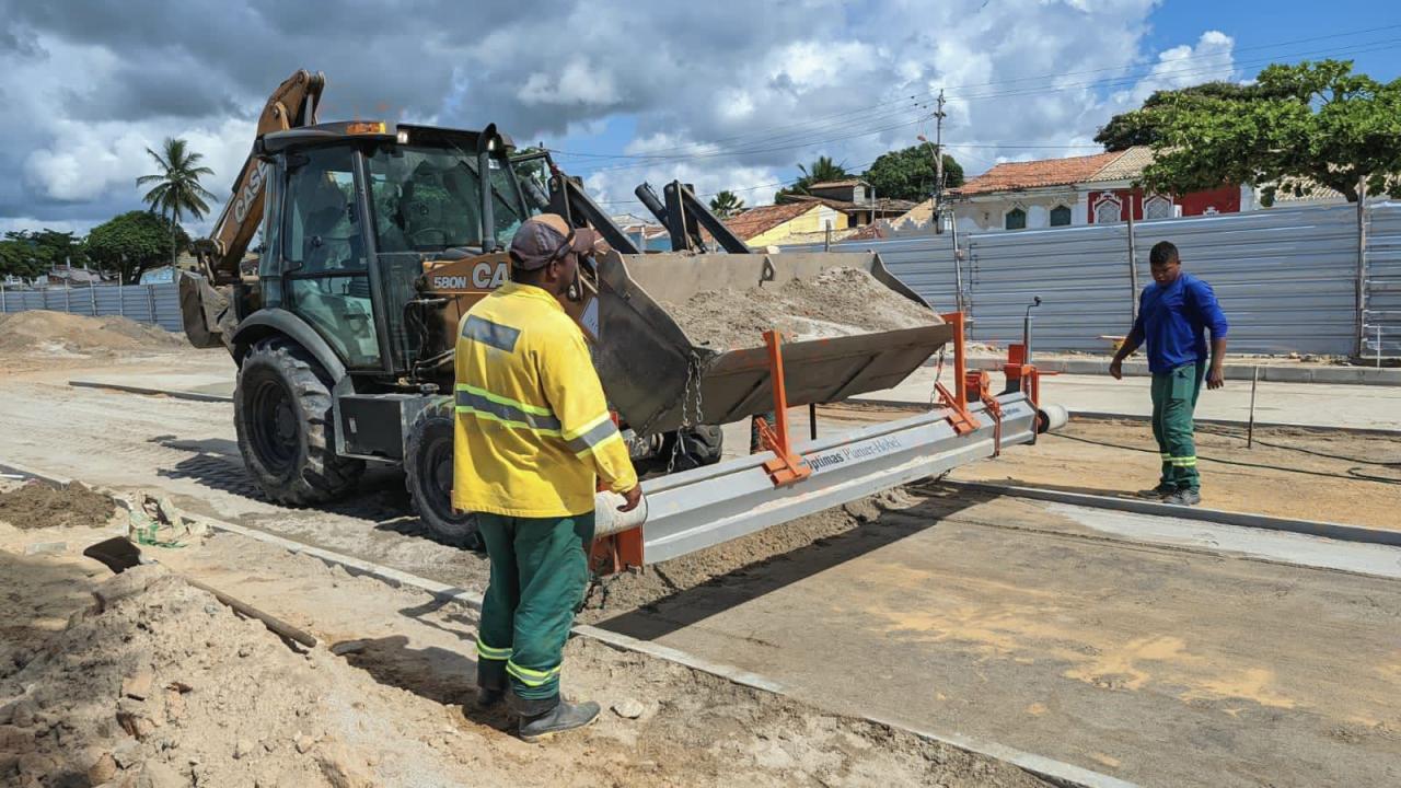 Obras da Passarela continuam aceleradas