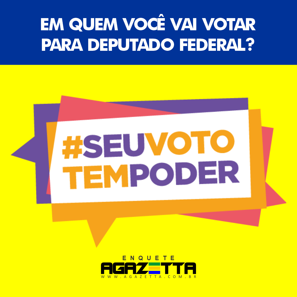 QUEM SERÁ O SEU DEPUTADO FEDERAL