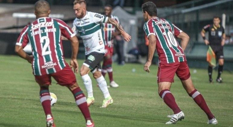 Virada do Coritiba sobre o Fluminense pelo Brasileirão