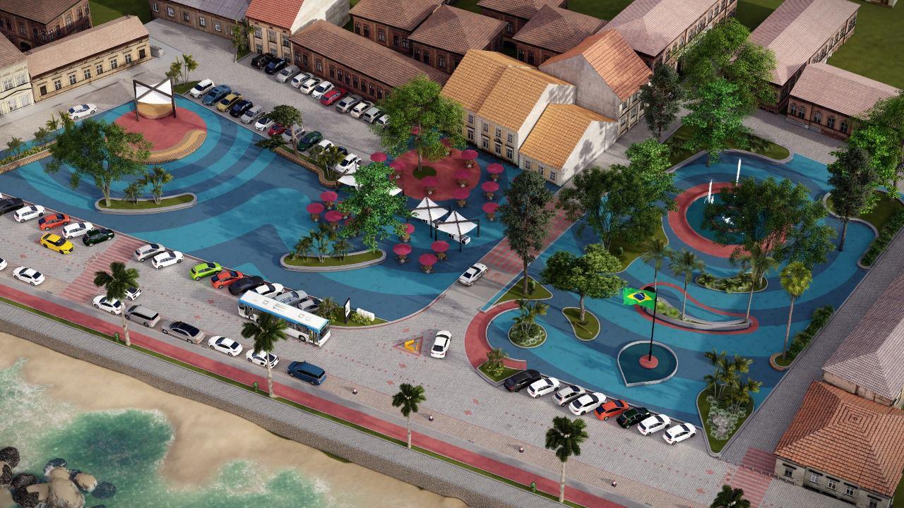 PORTO SEGURO: Prefeitura inicia revitalização de praças no final da Passarela