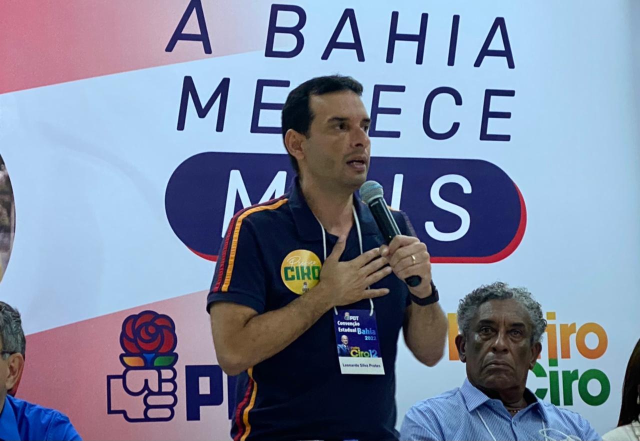 Candidatura de Leo Prates a deputado federal é homologada em convenção do PDT: 