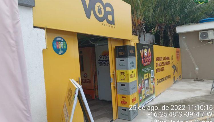 Distribuidora de Bebidas despeja esgoto na Av.doTrabalhador em Porto Seguro.