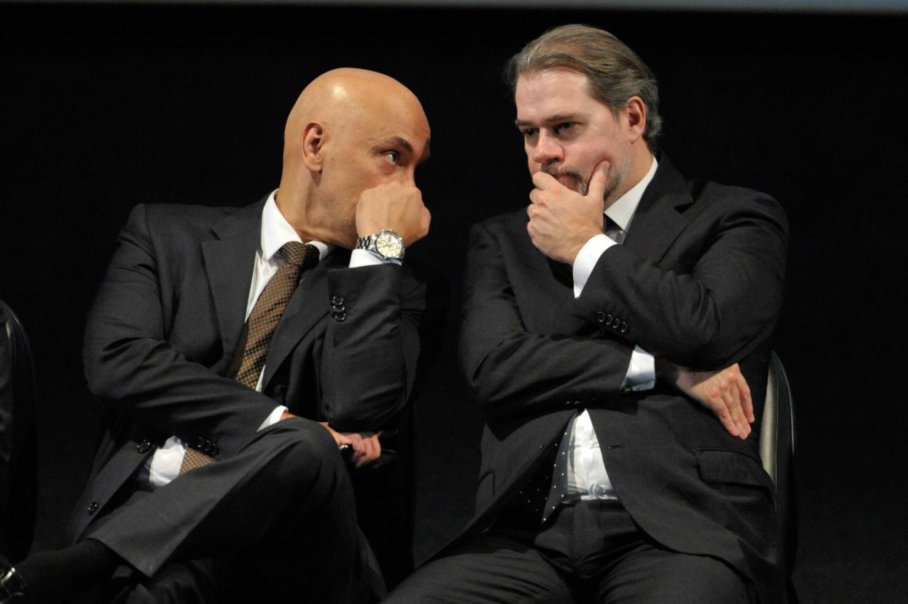 Toffoli põe fim à ação que pede a prisão de Alexandre de Moraes
