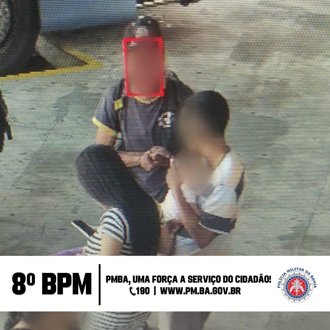 COM AUXÍLIO DE CÂMERAS, 8° BPM REALIZA A PRISÃO DE HOMICIDA, EM PORTO SEGURO