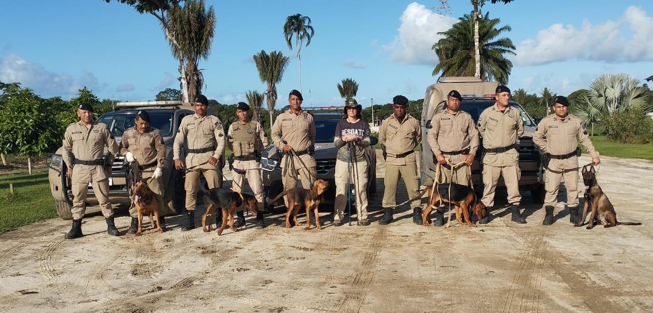 PELOTÃO DE OPERAÇÕES COM CÃES DO 8° BPM INICIA NOVO CICLO DE TREINAMENTOS