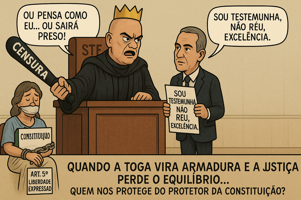 Moraes ameaça prender Aldo Rebelo e reacende debate sobre limites do STF