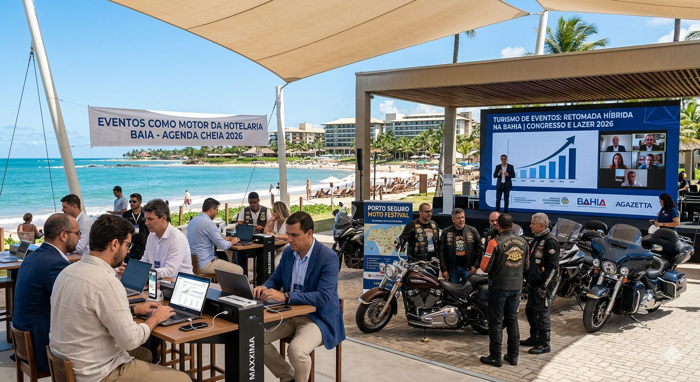 Eventos e Negócios: O motor que acelera a hotelaria baiana em 2026
