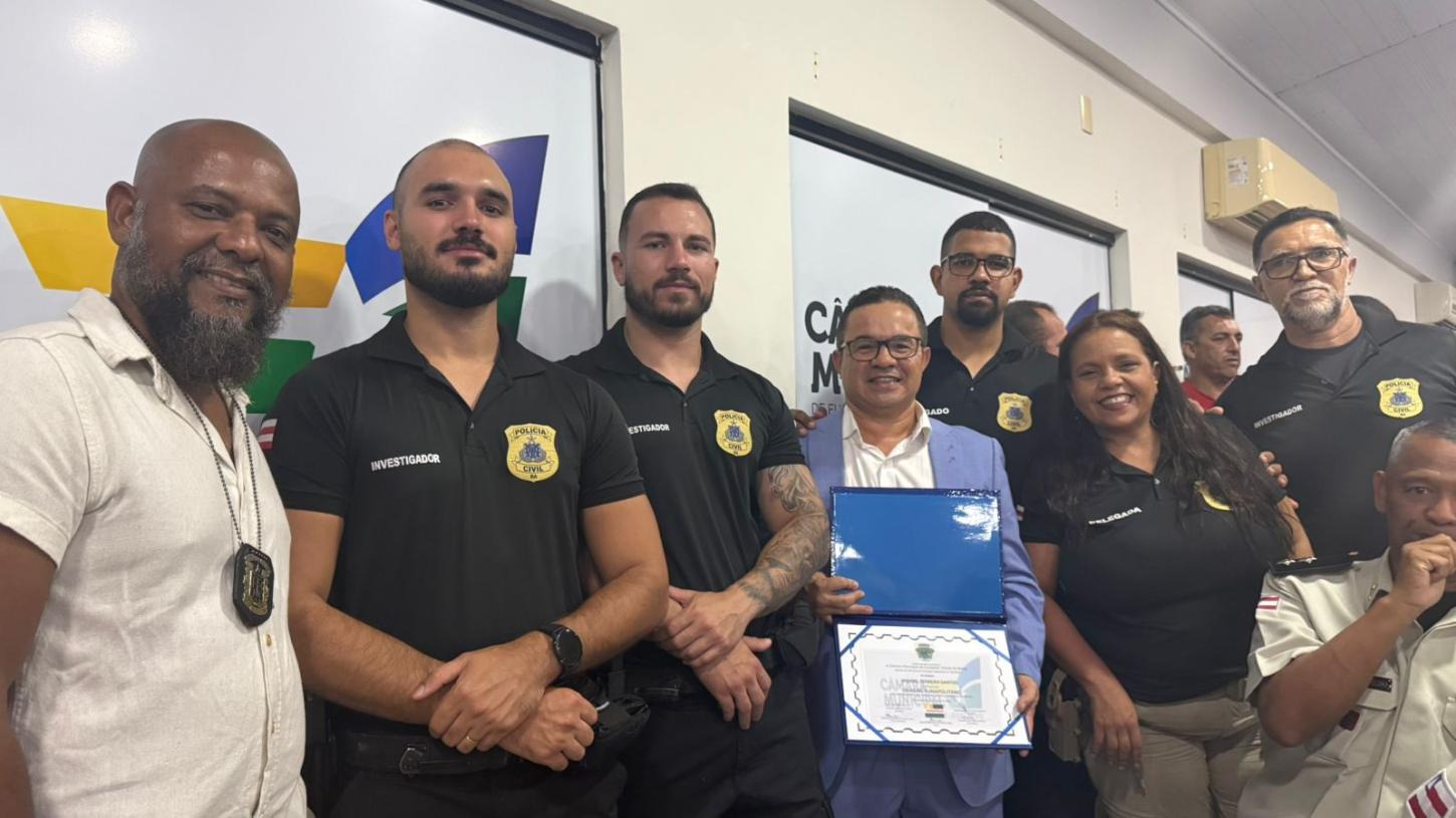 Delegado Dr. Wendel Ferreira recebe Título de Cidadão