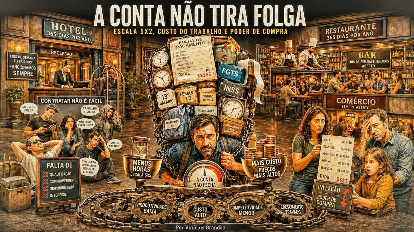 O BRASIL QUER TRABALHAR MENOS, MAS A CONTA NÃO TIRA FOLGA