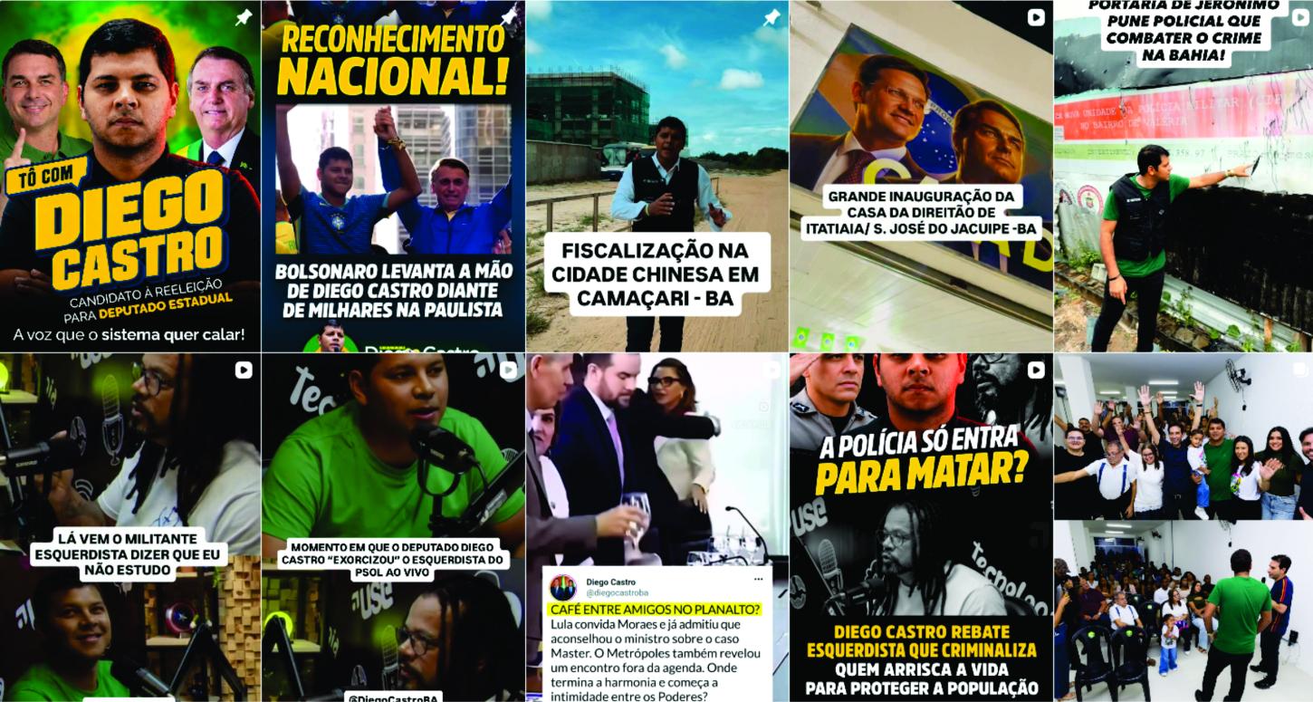 Em busca pela reeleição Diego Castro atira pra todo lado.