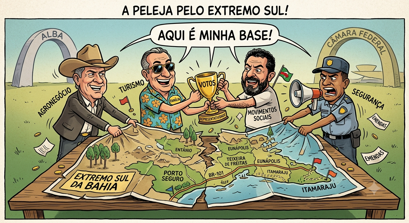 Quem são os deputados que dominam as urnas no Extremo Sul baiano?