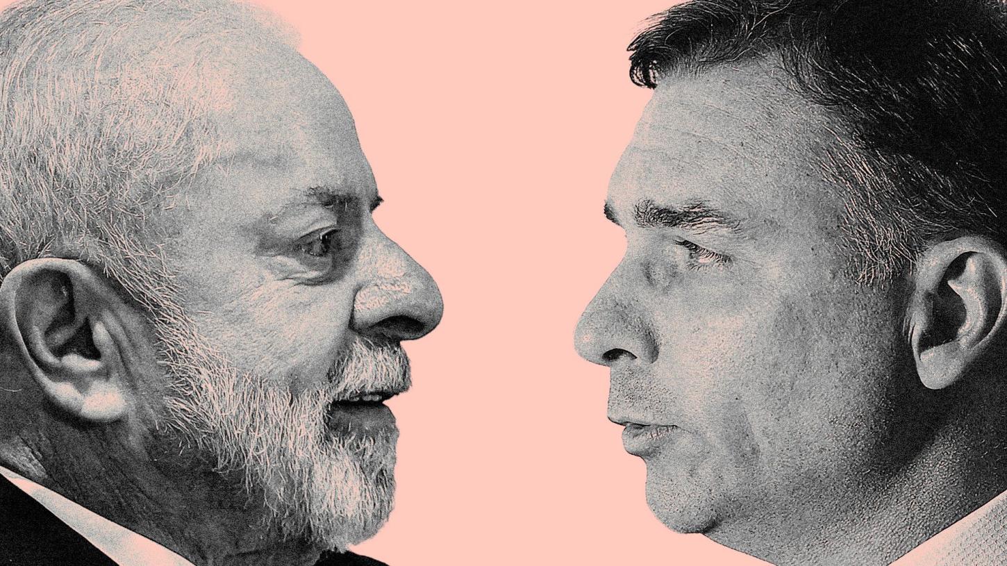 BTG/Nexus: Lula e Flávio Bolsonaro têm empate técnico em 1º e 2º turnos
