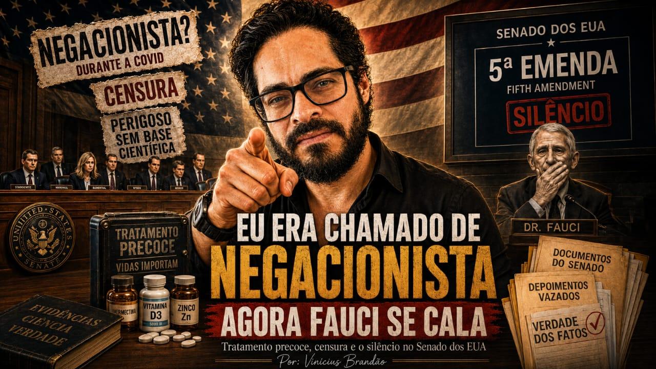 EU ERA CHAMADO DE NEGACIONISTA. AGORA FAUCI SE RECUSA A RESPONDER