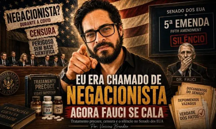 EU ERA CHAMADO DE NEGACIONISTA. AGORA FAUCI SE RECUSA A RESPONDER